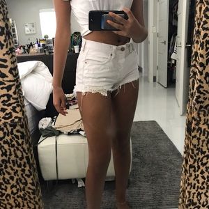 White shorts from Free People